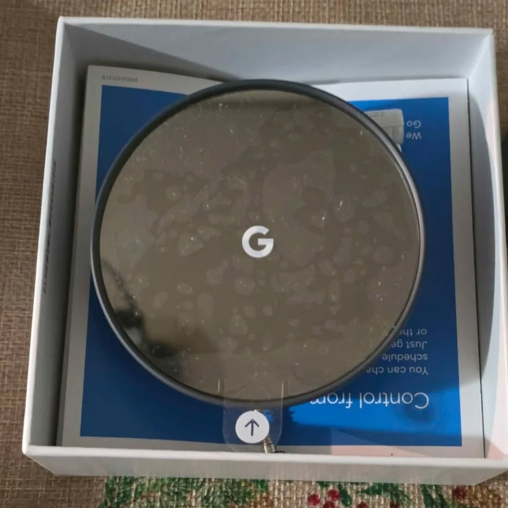 Google Nest Thermostat - Silver